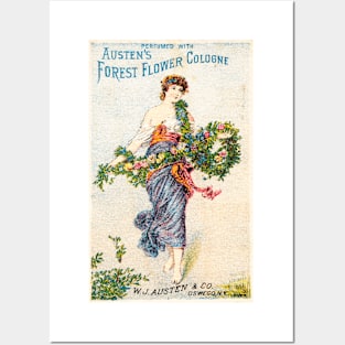 Austen's Forest Flower Cologne 1870–1900 Posters and Art